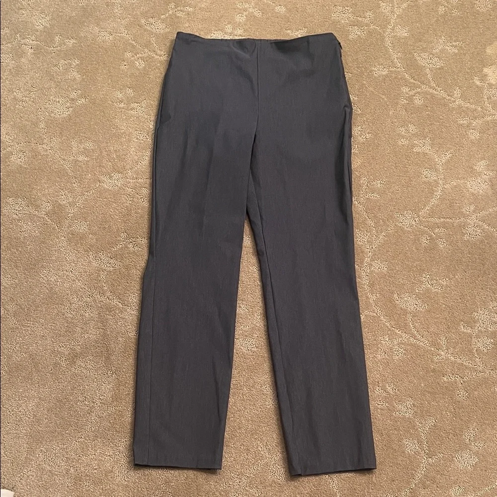 NWT Worthington Heather Gray Slim Leg Mid-Rise Pants, Sz 8